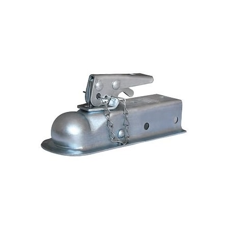 Husky Towing Husky Towing 87070; Straight Channel Mount Trailer Coupler; 1-7/8 Inch Ball; 2000 lb 87070